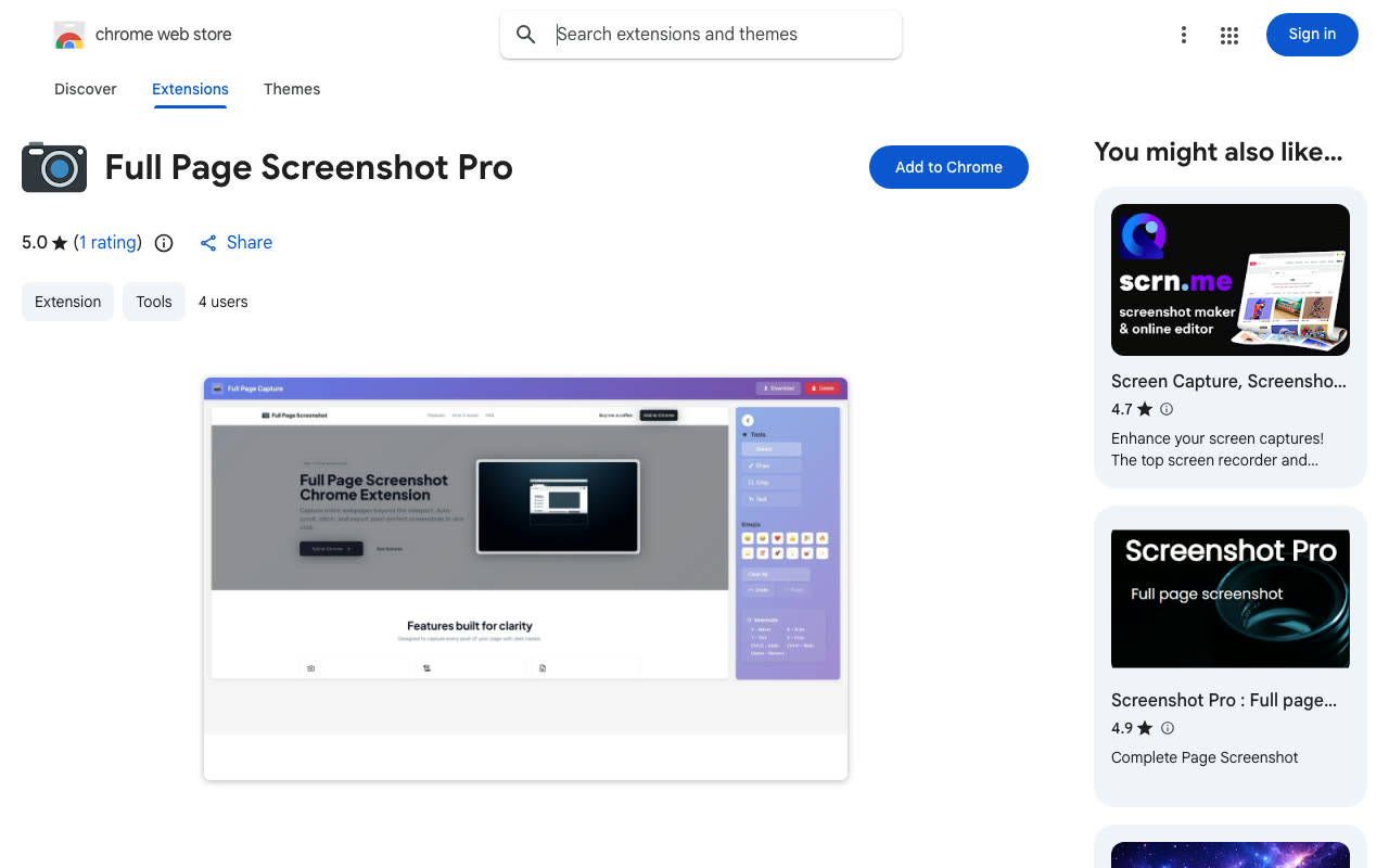 Full Page Screenshot — screenshot